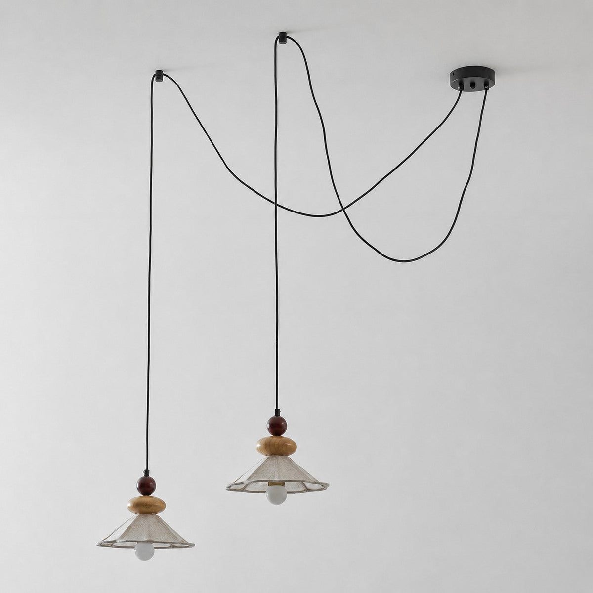 Equinox Displacement Wood Pendant Lamp — product view 15