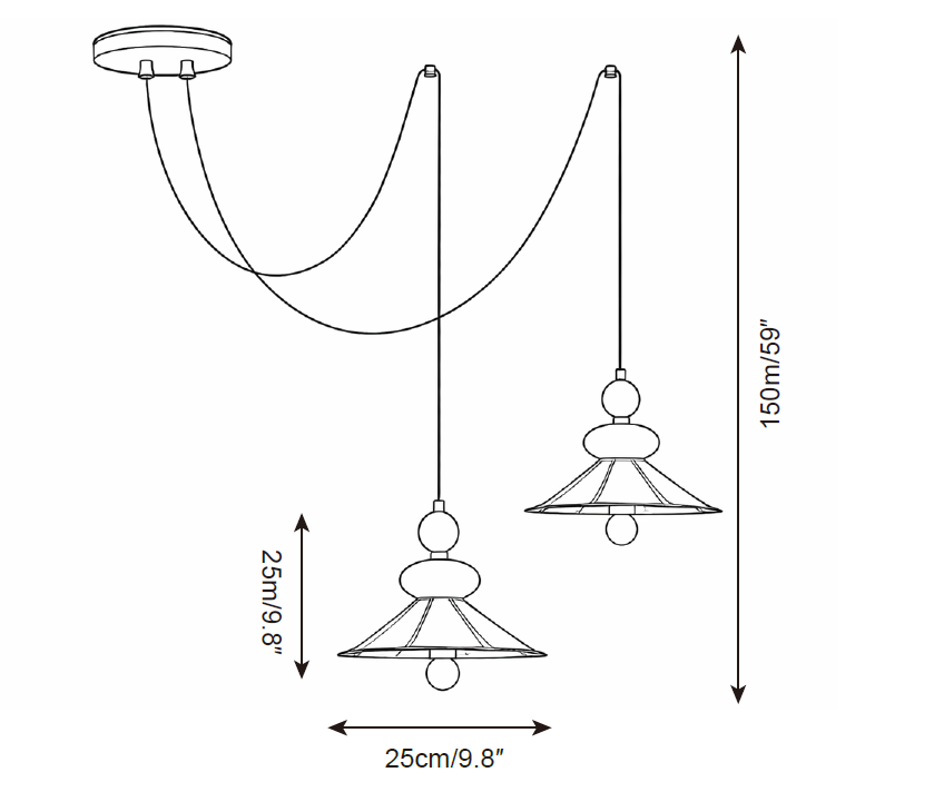 Equinox Displacement Wood Pendant Lamp — product detail 20