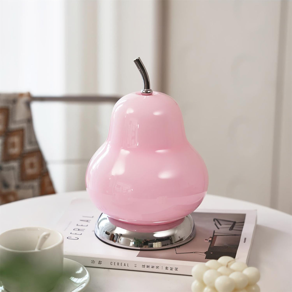 Pear Glow Glass Table Lamp — product view 2