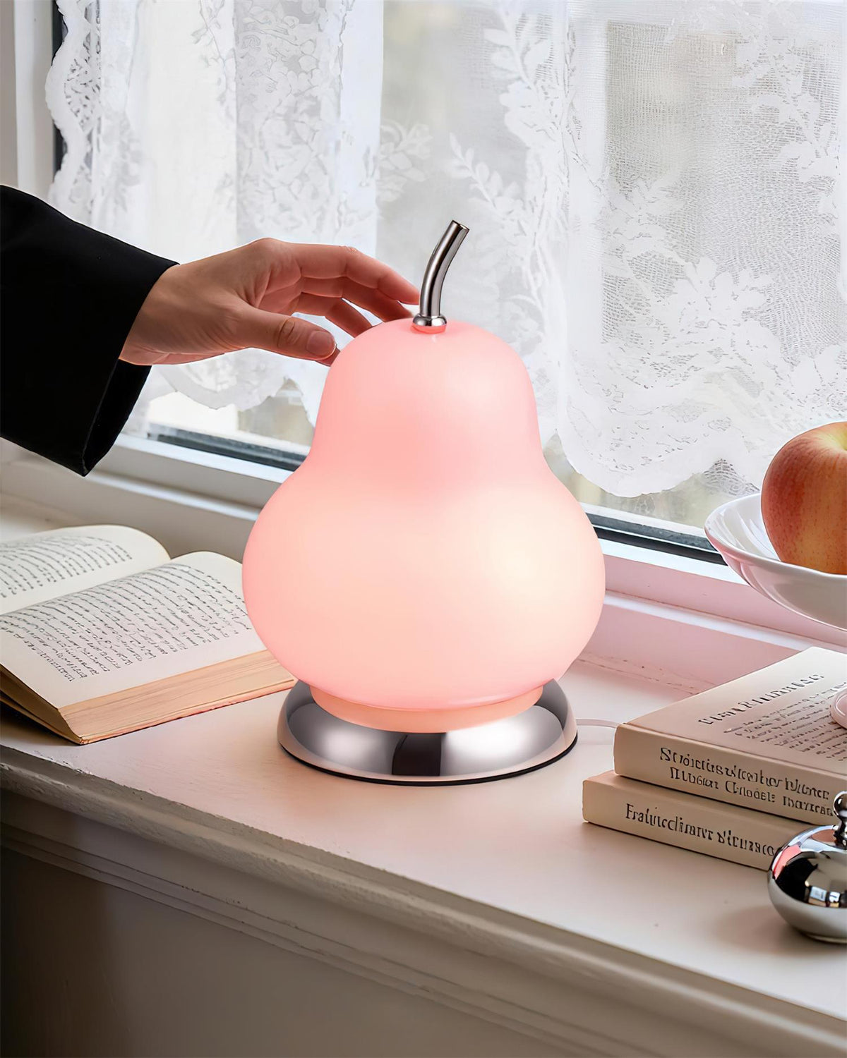 Pear Glow Glass Table Lamp — product view 7