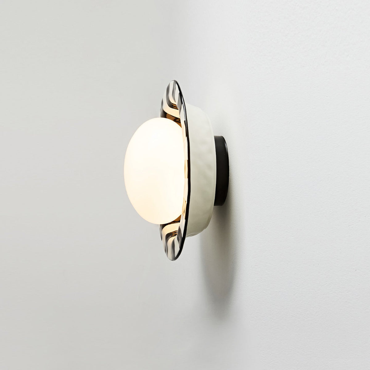 Checker Glass Wall Lamp — product view 3