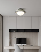 Checker Glass Ceiling Lamp — product view 2