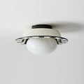 Checker Glass Ceiling Lamp — product view 4