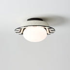 Checker Glass Ceiling Lamp — product view 6