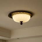 Scallop Crest Glass Ceiling Lamp — product view 6