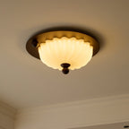 Scallop Crest Glass Ceiling Lamp — product view 7