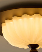 Scallop Crest Glass Ceiling Lamp — product view 10