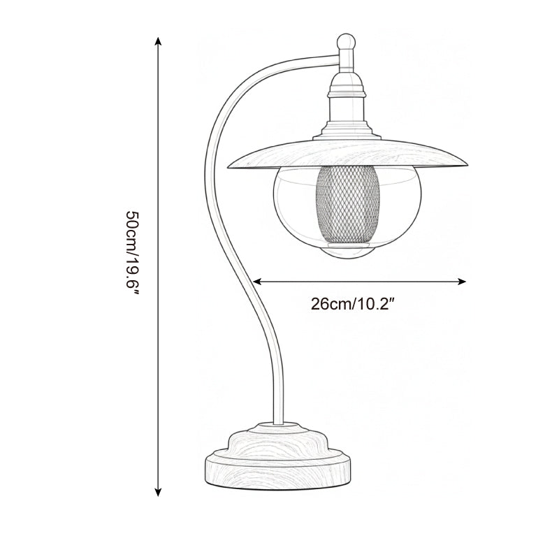 Keeper Glass Table Lamp — product view 4