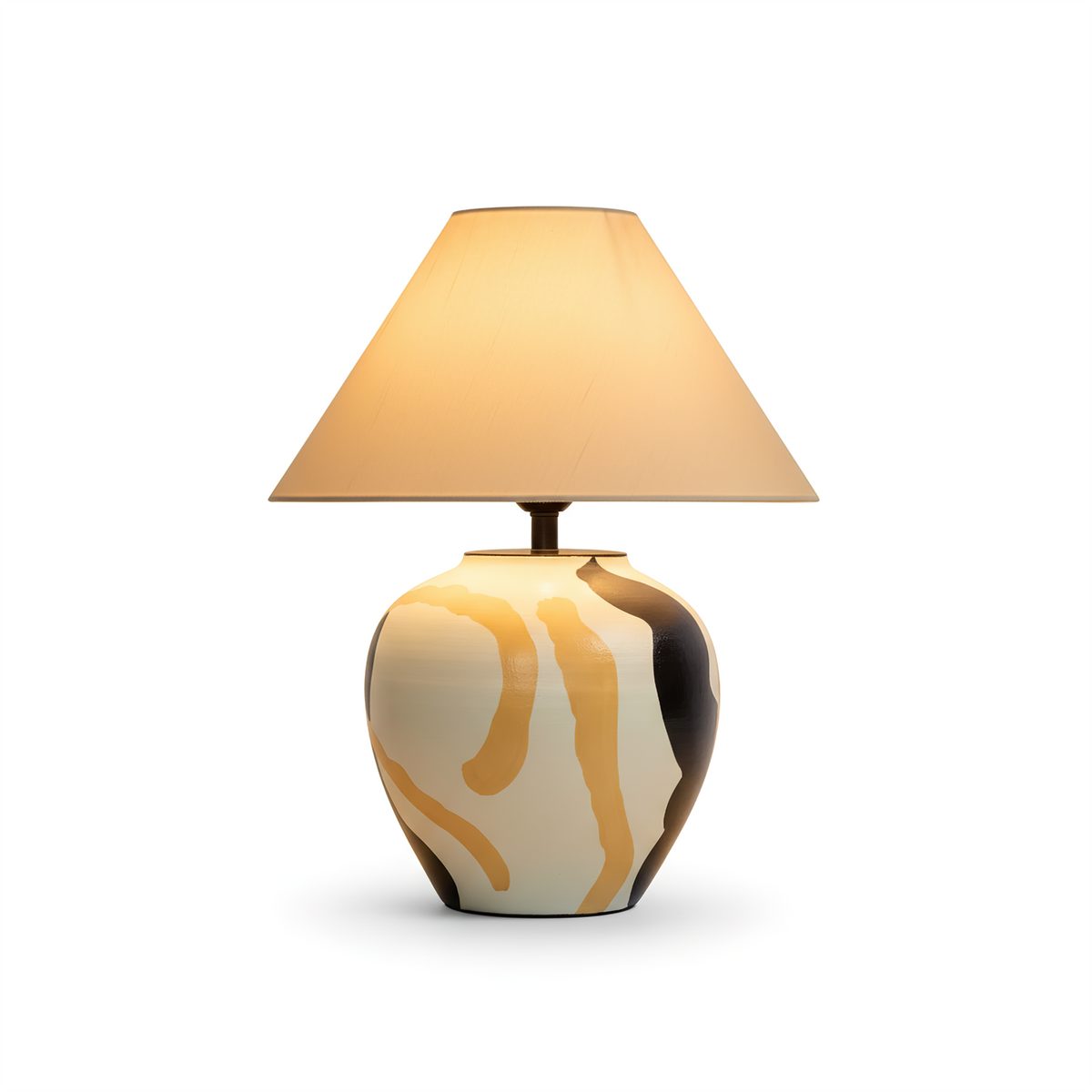 Desert Swirl Metal Table Lamp — product view 6