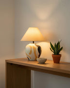 Desert Swirl Metal Table Lamp — product view 9