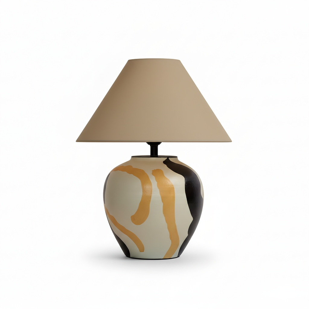 Desert Swirl Metal Table Lamp — product view 10