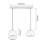 Cava Stack Travertine Pendant Lamp — product view 6