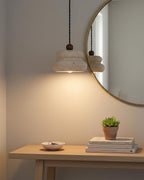 Cava Stack Travertine Pendant Lamp — product view 10