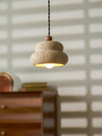 Cava Stack Travertine Pendant Lamp — product view 15