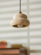 Cava Stack Travertine Pendant Lamp — product view 17