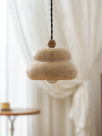 Cava Stack Travertine Pendant Lamp — product view 19