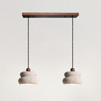Cava Stack Travertine Pendant Lamp — product view 26