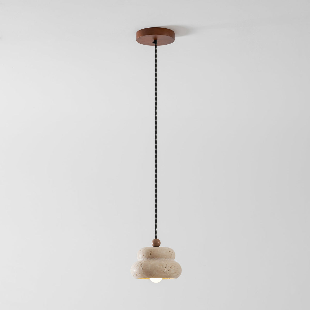 Cava Stack Travertine Pendant Lamp — product view 33