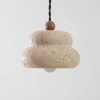 Cava Stack Travertine Pendant Lamp — product view 36