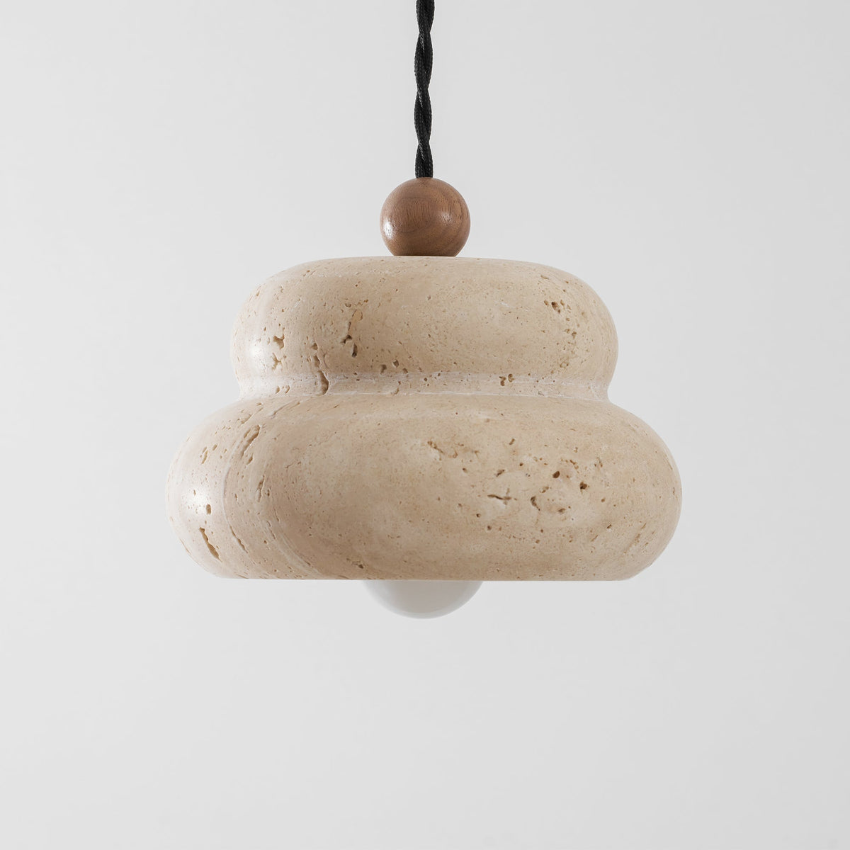 Cava Stack Travertine Pendant Lamp — product view 36