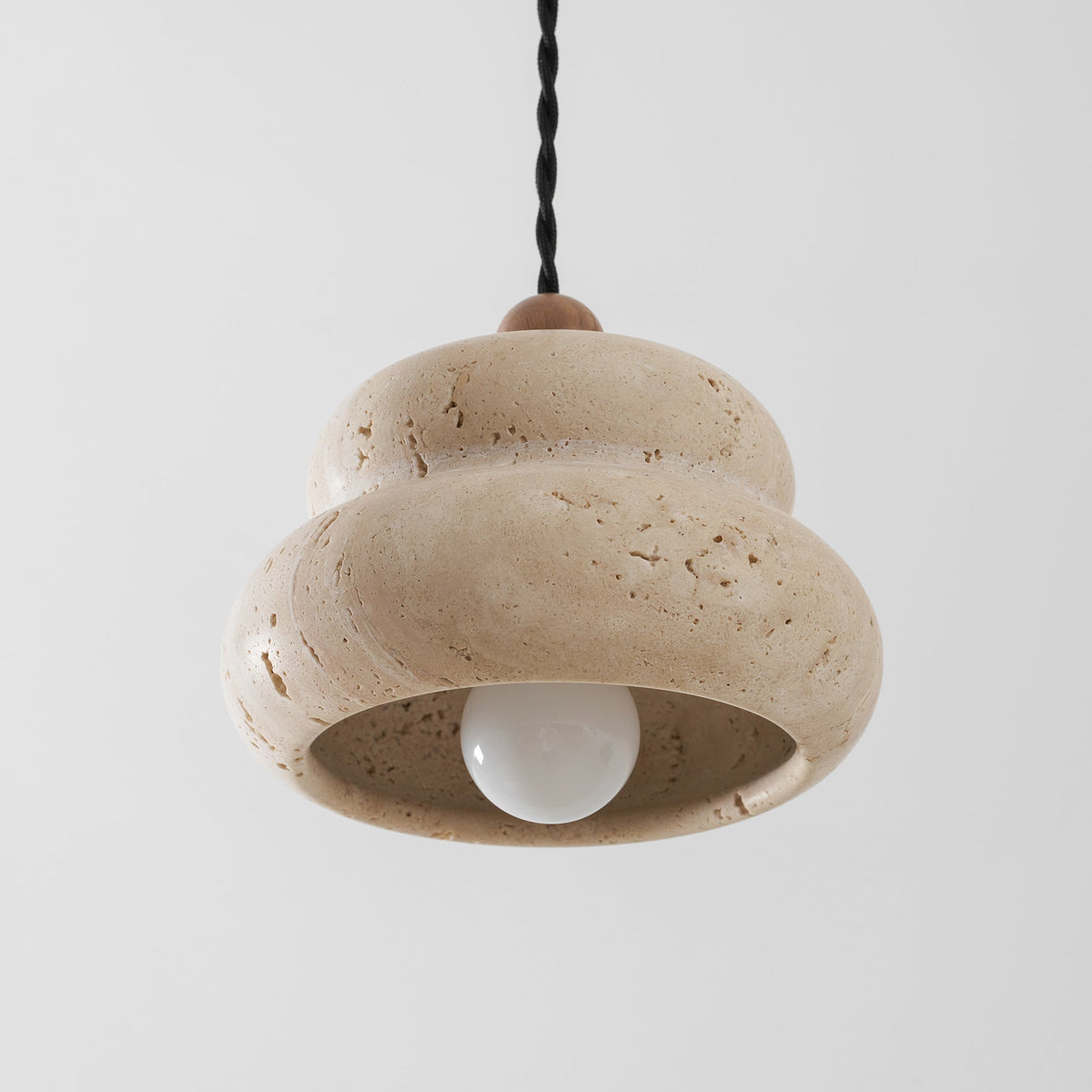 Cava Stack Travertine Pendant Lamp — product view 37