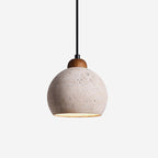 Earthform Travertine Pendant Lamp — product view 1