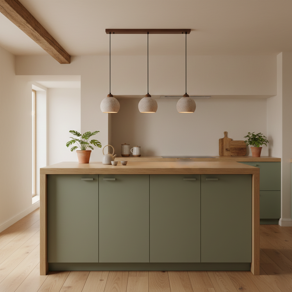 Earthform Travertine Pendant Lamp — product view 9