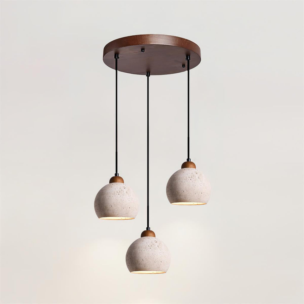 Earthform Travertine Pendant Lamp — product view 26