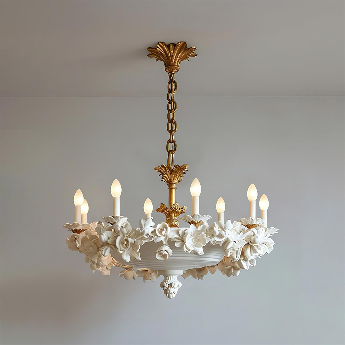 Florentine Petals Metal Chandelier — product view 30