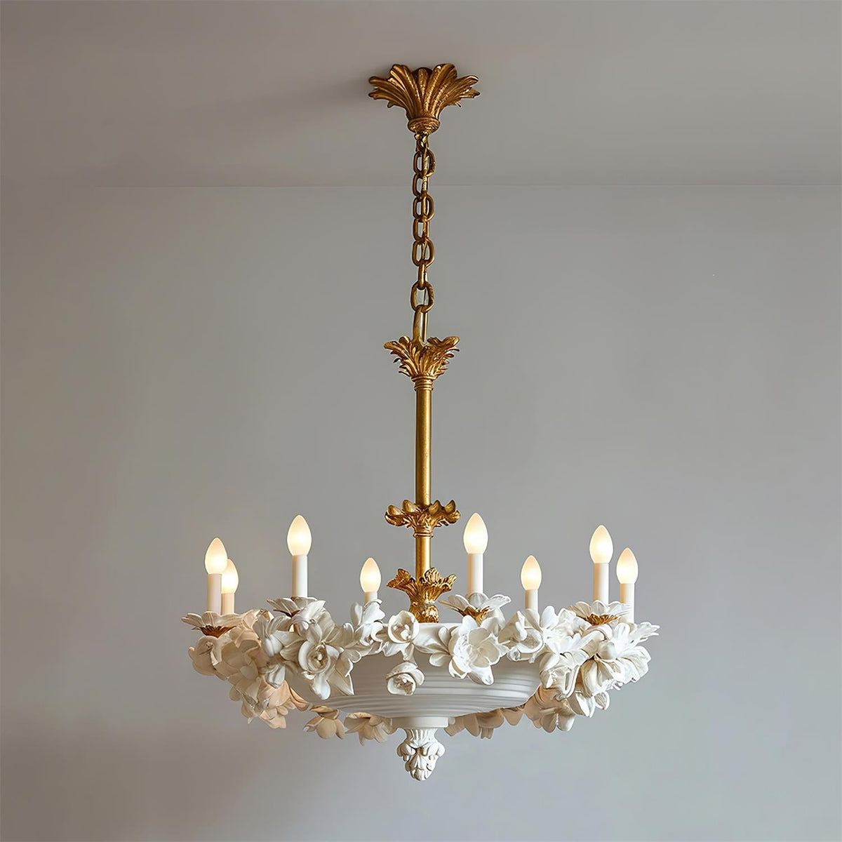 Florentine Petals Metal Chandelier — product view 34