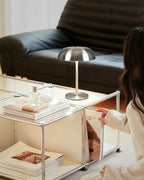 Crescent Charge Metal Table Lamp — product view 3