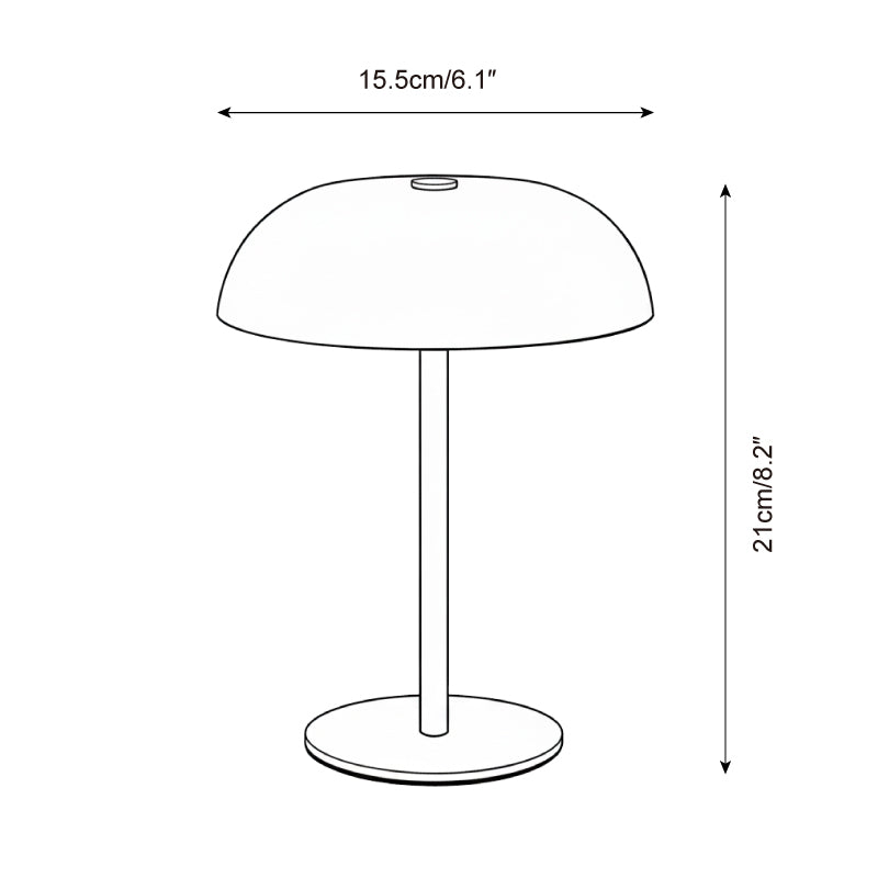 Crescent Charge Metal Table Lamp — product view 5