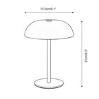 Crescent Charge Metal Table Lamp — product view 5