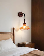 Flickering Blossom Wood Wall Lamp — product view 3