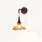 Flickering Blossom Wood Wall Lamp — product view 4