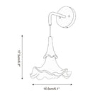 Flickering Blossom Wood Wall Lamp — product view 5