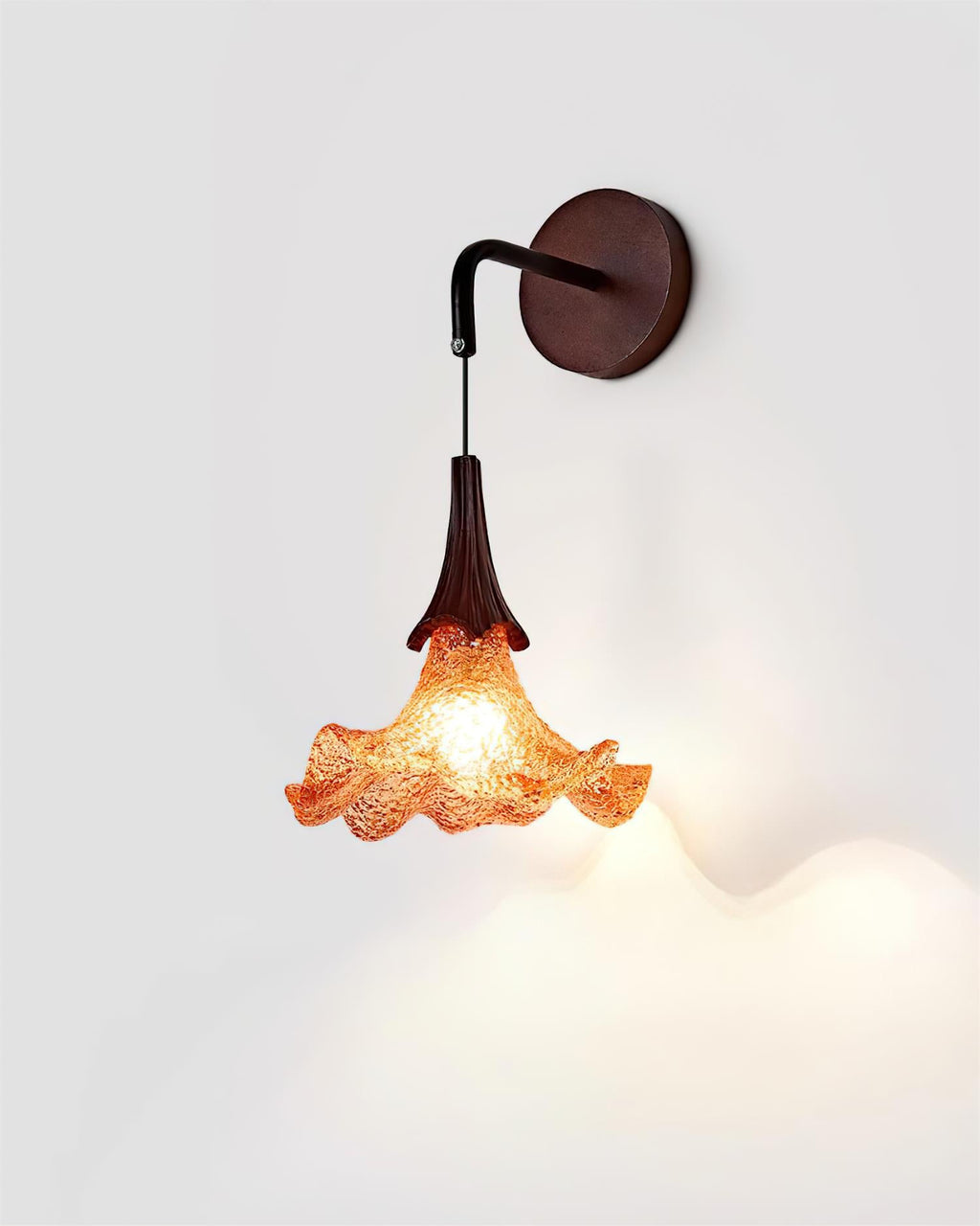 Flickering Blossom Wood Wall Lamp — product view 9