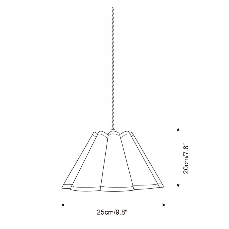 Twisted Metal Pendant Lamp — product view 5