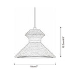 Earthwave Travertine Pendant Lamp — product view 5