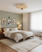 Velvet Leaf Wood Ceiling Lamp — product view 2
