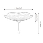 Velvet Leaf Wood Ceiling Lamp — product view 5