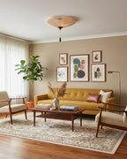 Velvet Leaf Wood Ceiling Lamp — product view 10