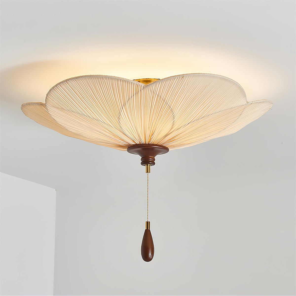 Velvet Leaf Wood Ceiling Lamp — product view 16
