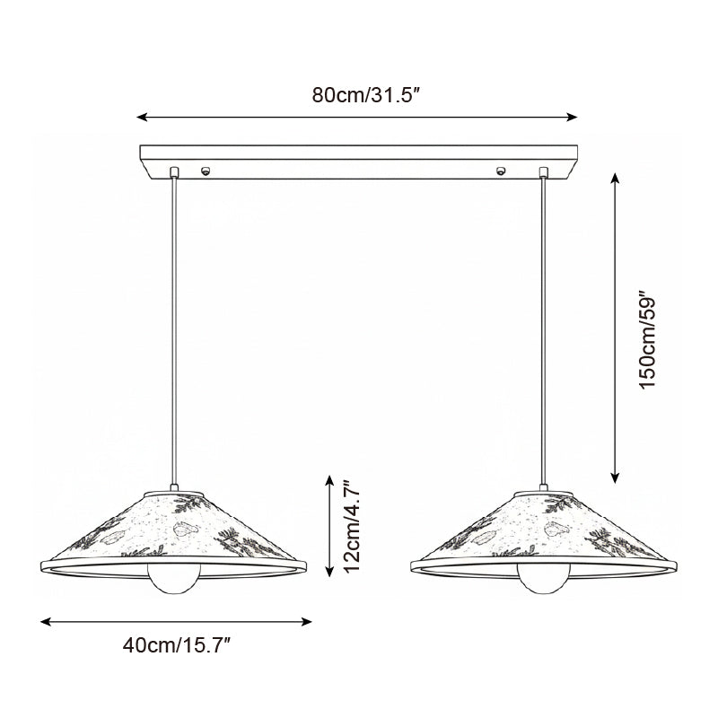 Botanica Metal Pendant Lamp — product view 7