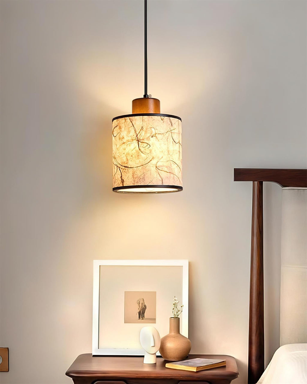 Tierra Wood Pendant Lamp — product view 9
