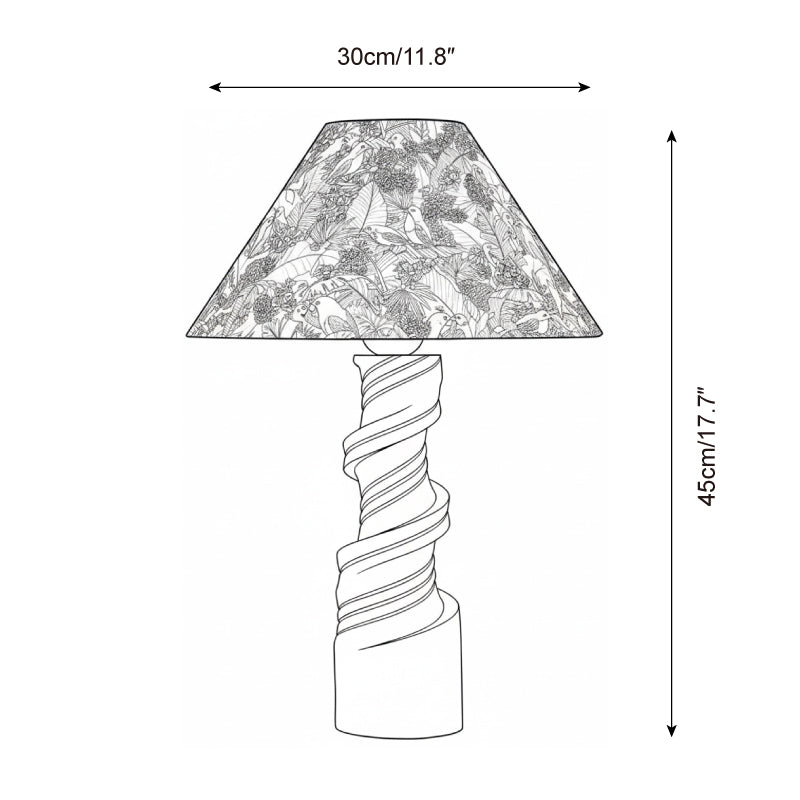 Scrollroot Wood Table Lamp — product view 5