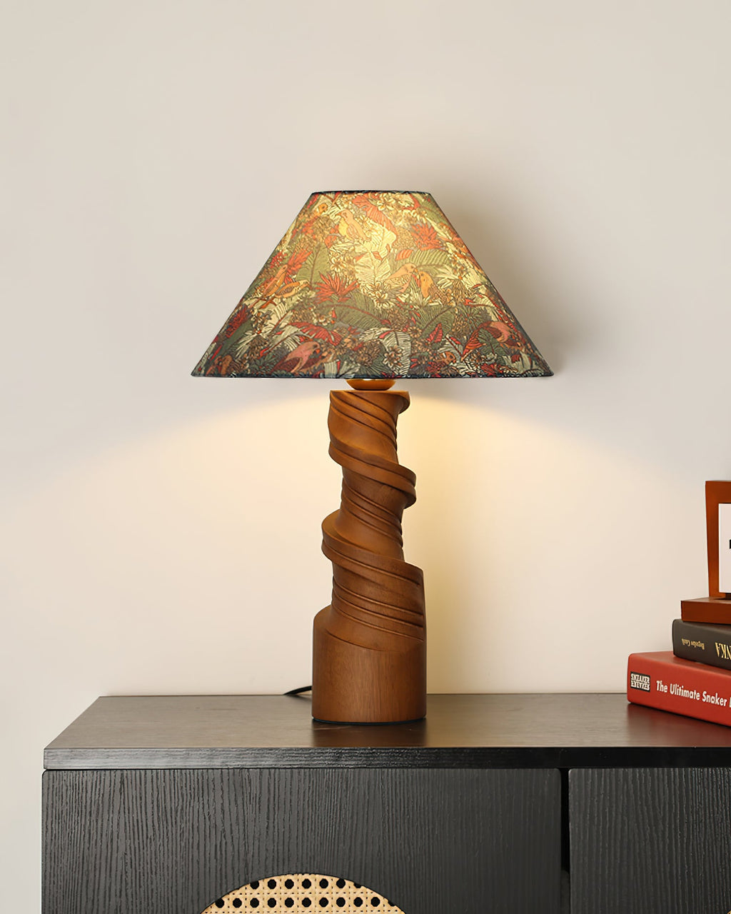 Scrollroot Wood Table Lamp — product view 6
