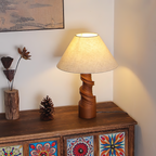 Scrollroot Wood Table Lamp — product view 7