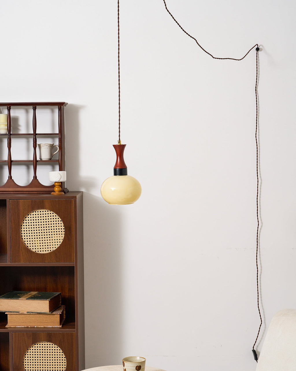 Chara Plug In Glass Pendant Lamp — product view 18