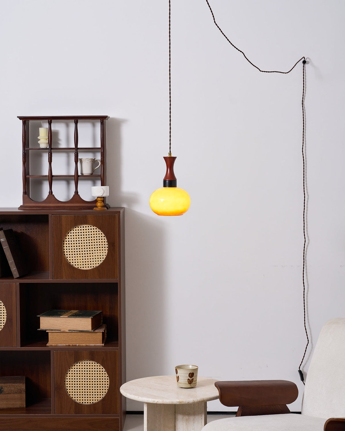 Chara Plug In Glass Pendant Lamp — product view 22